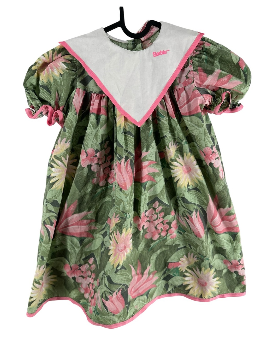 Barbie vintage girls dress 1992 floral Barbie doll Mattel sz 3-4 years